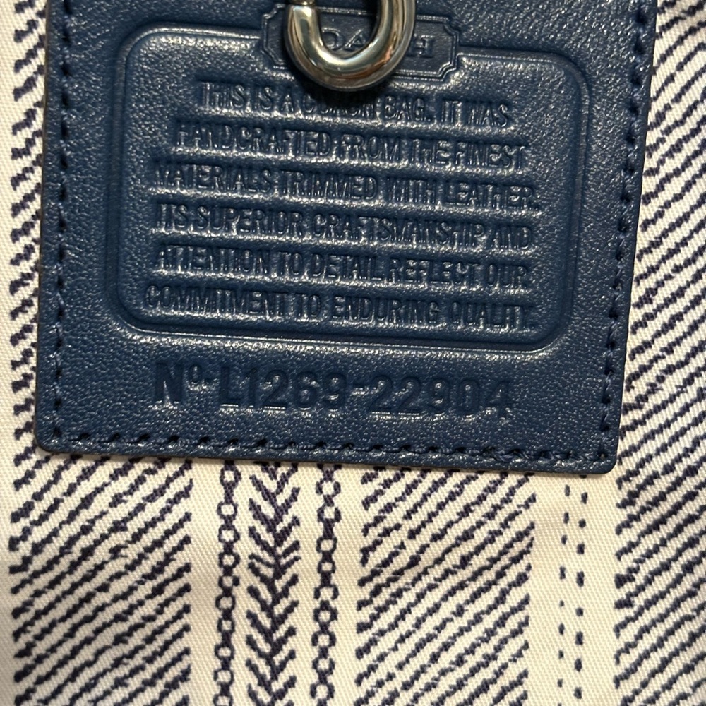 Coach Raffia Tote - Picture 6 of 11
